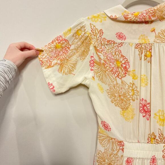 Free People Hawaii Mini Dress Floral Size XS - Picture 7 of 9